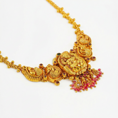 Golden Peacock Necklace