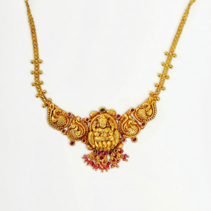 Golden Peacock Necklace