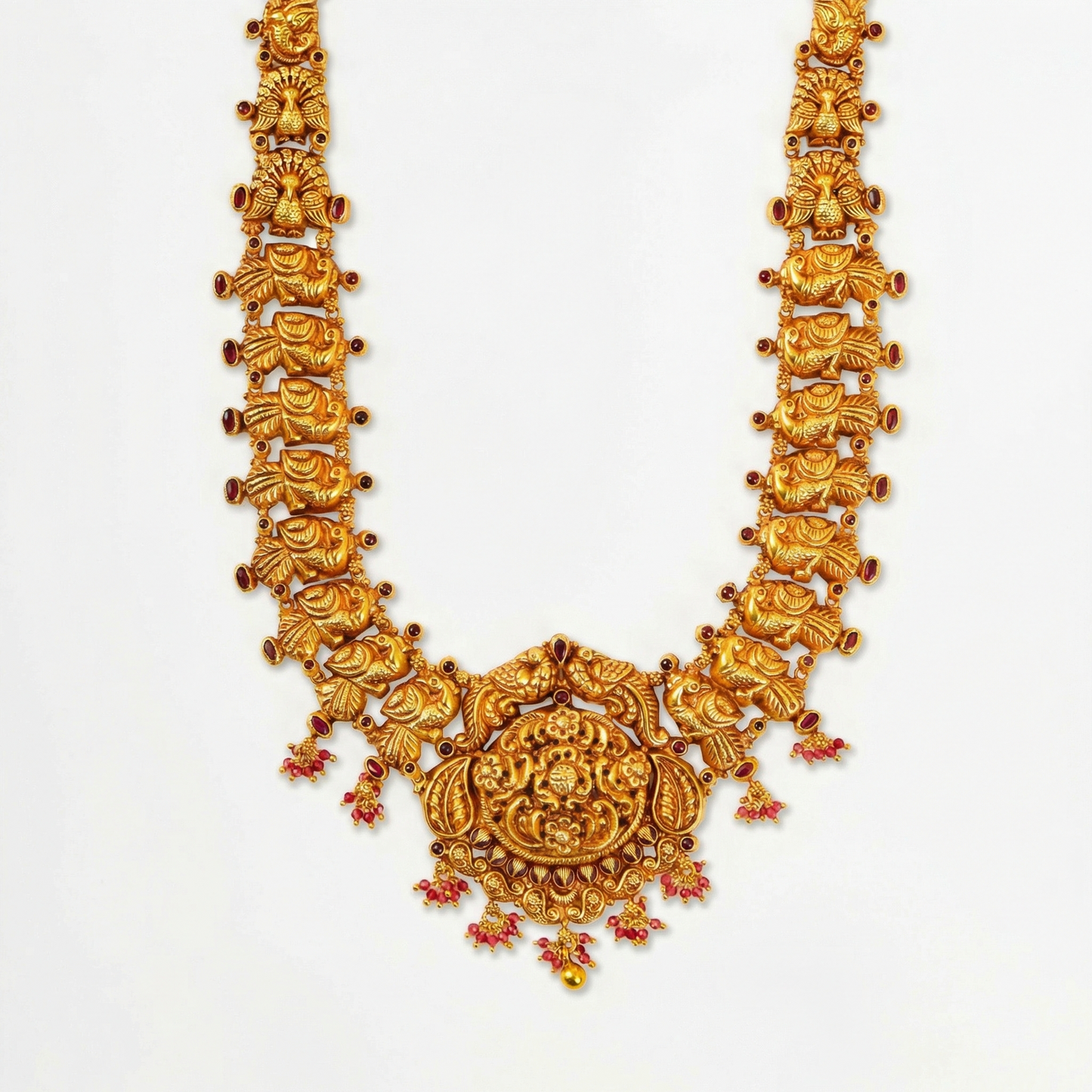 Golden Vedic Mayura Haar