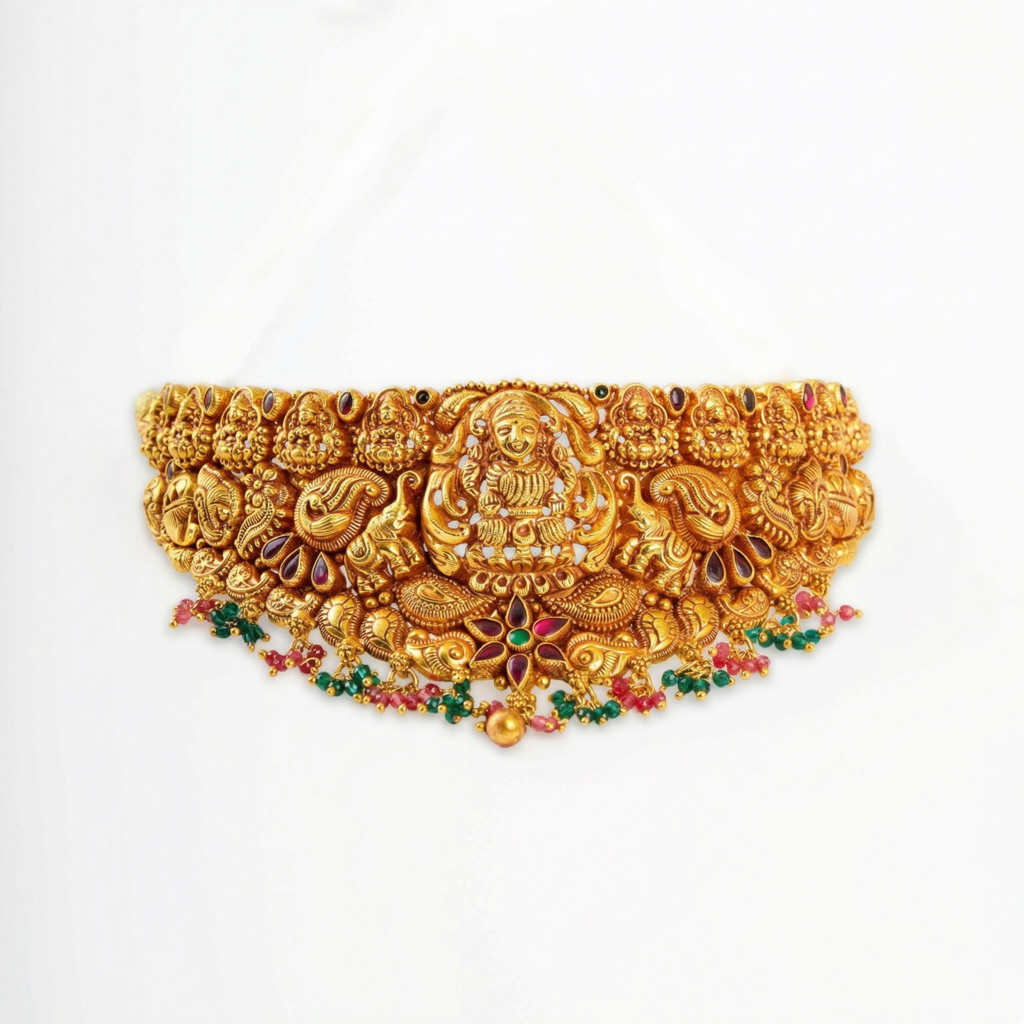 Golden Divine Lakshmi Choker