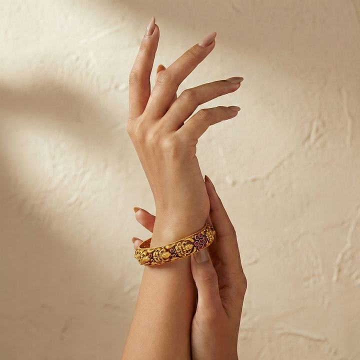 Golden Lakshmi Divine Bangles