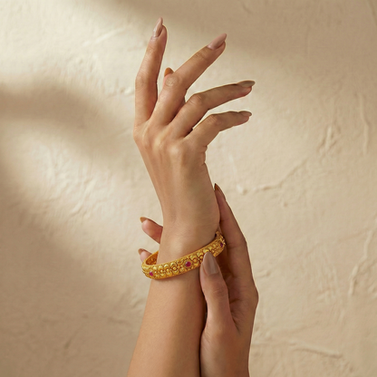 Golden Kaveri Bangles