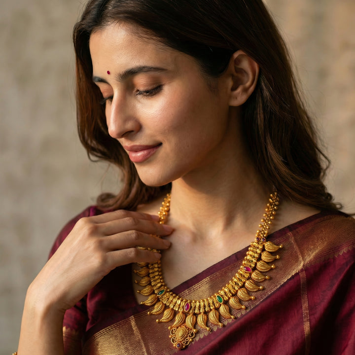 Golden Classic Mango Necklace