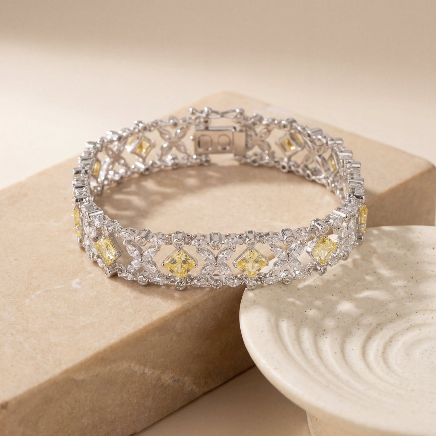 Lattice Statement Bracelet