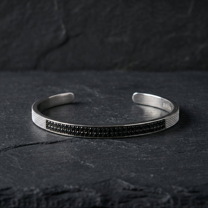 Textured Duo-Tone Men's Kada