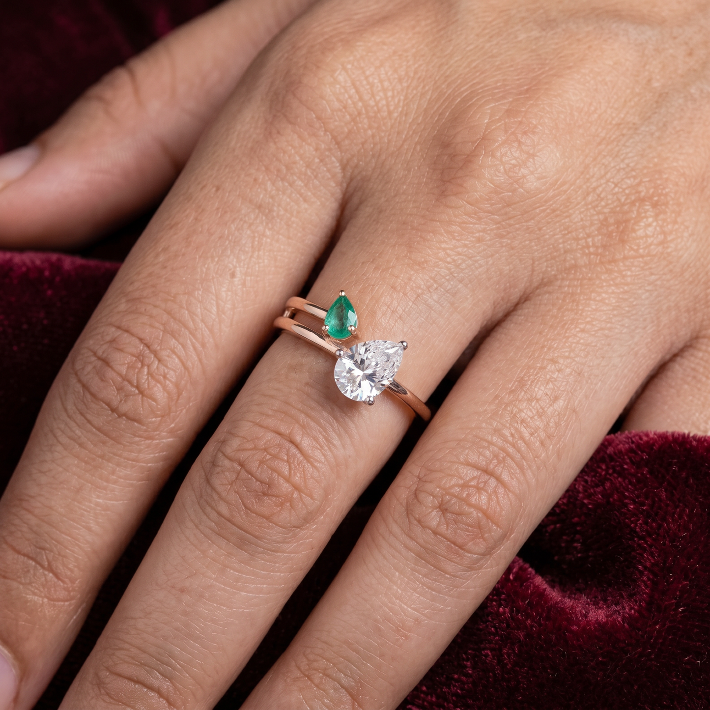 unique diamond ring