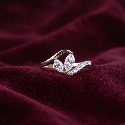 single stone gold Ring
