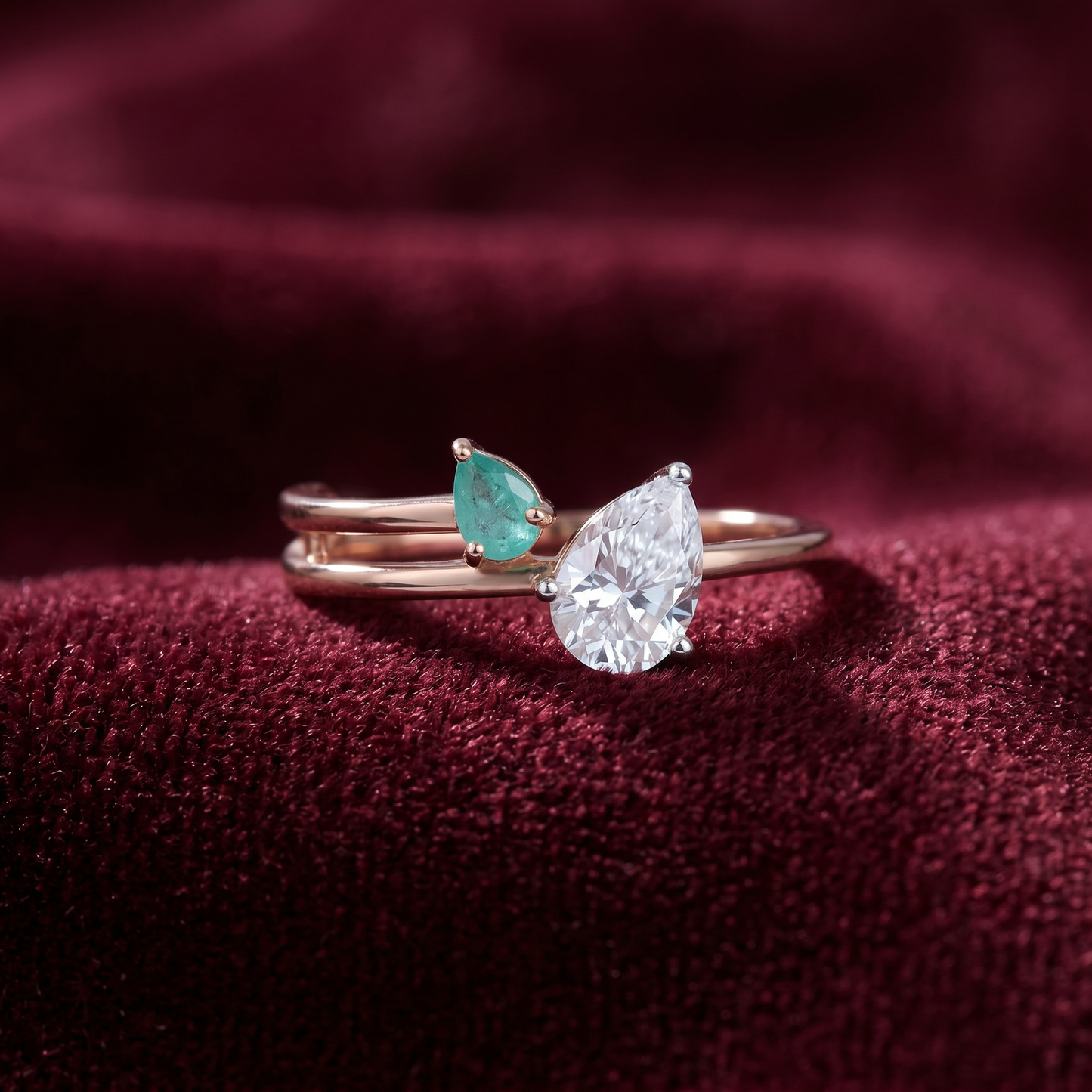 unique diamond ring