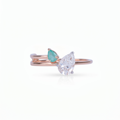 unique diamond ring