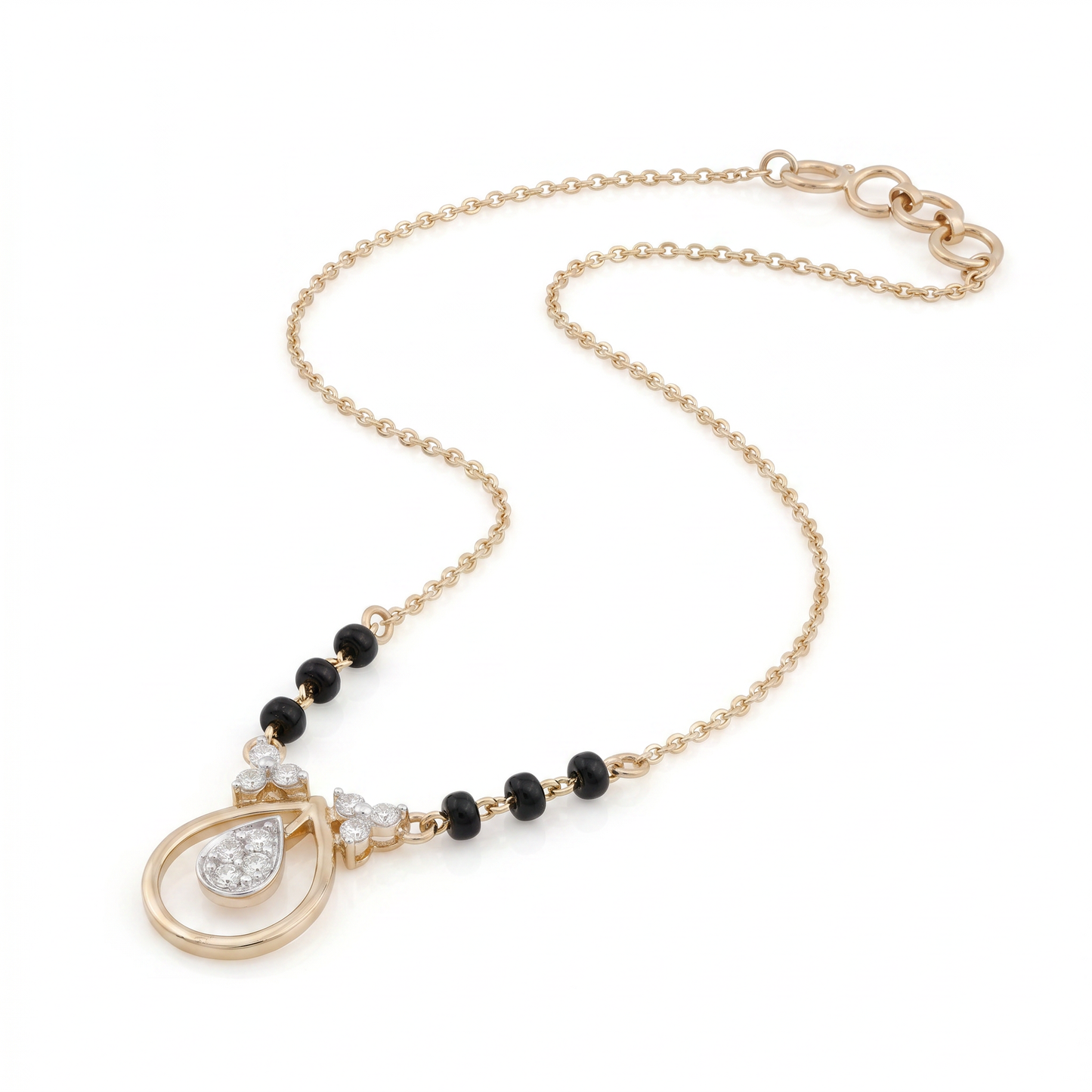 Gold Gaiety Diamond Mangalsutra