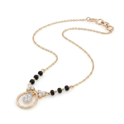 Gold Gaiety Diamond Mangalsutra