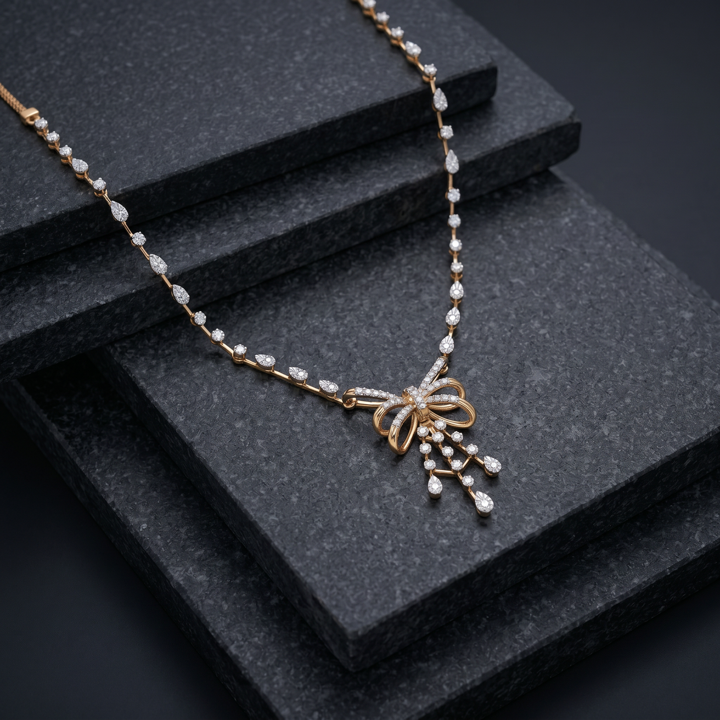 Whispering Ribbon Necklace