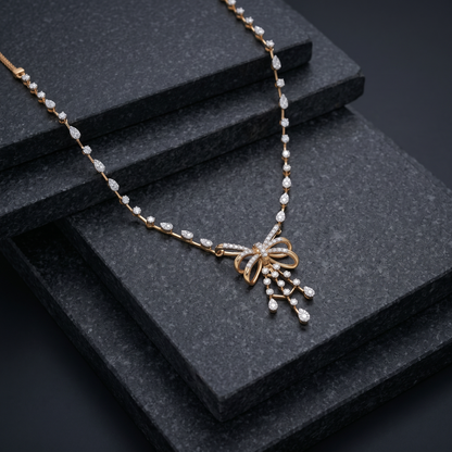 Whispering Ribbon Necklace