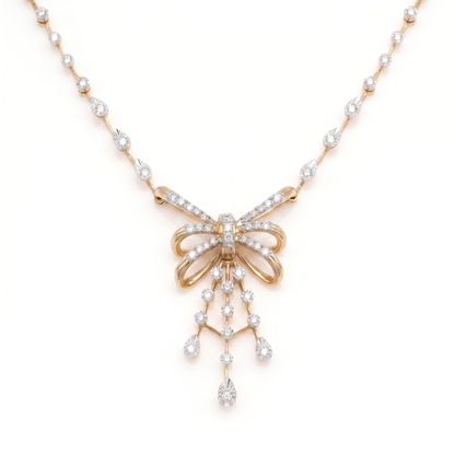 Whispering Ribbon Necklace