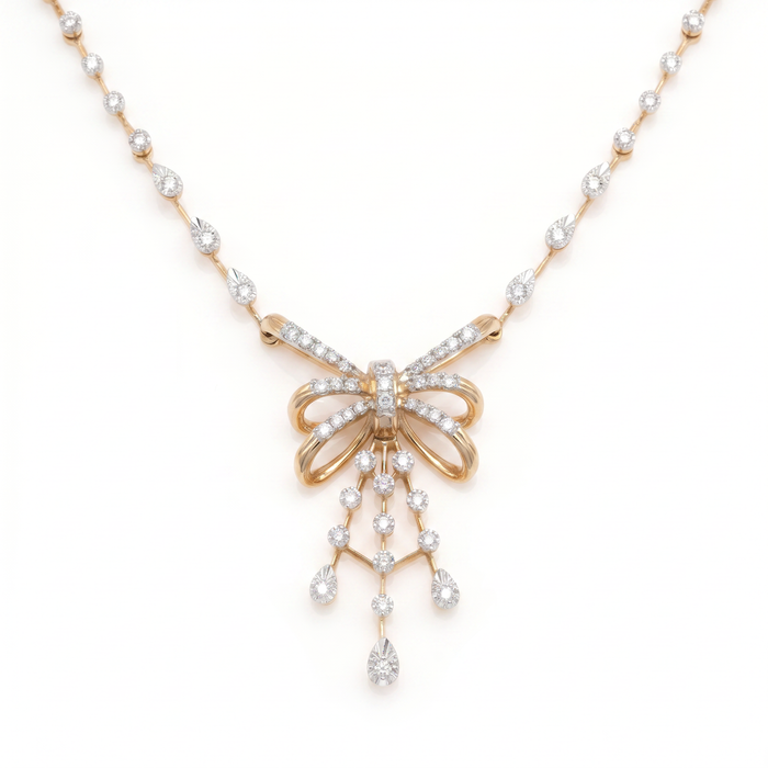 Whispering Ribbon Necklace