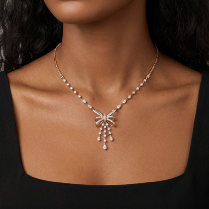 Whispering Ribbon Necklace