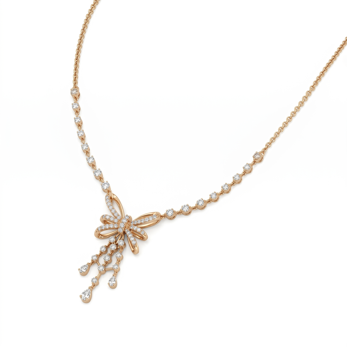 Whispering Ribbon Necklace