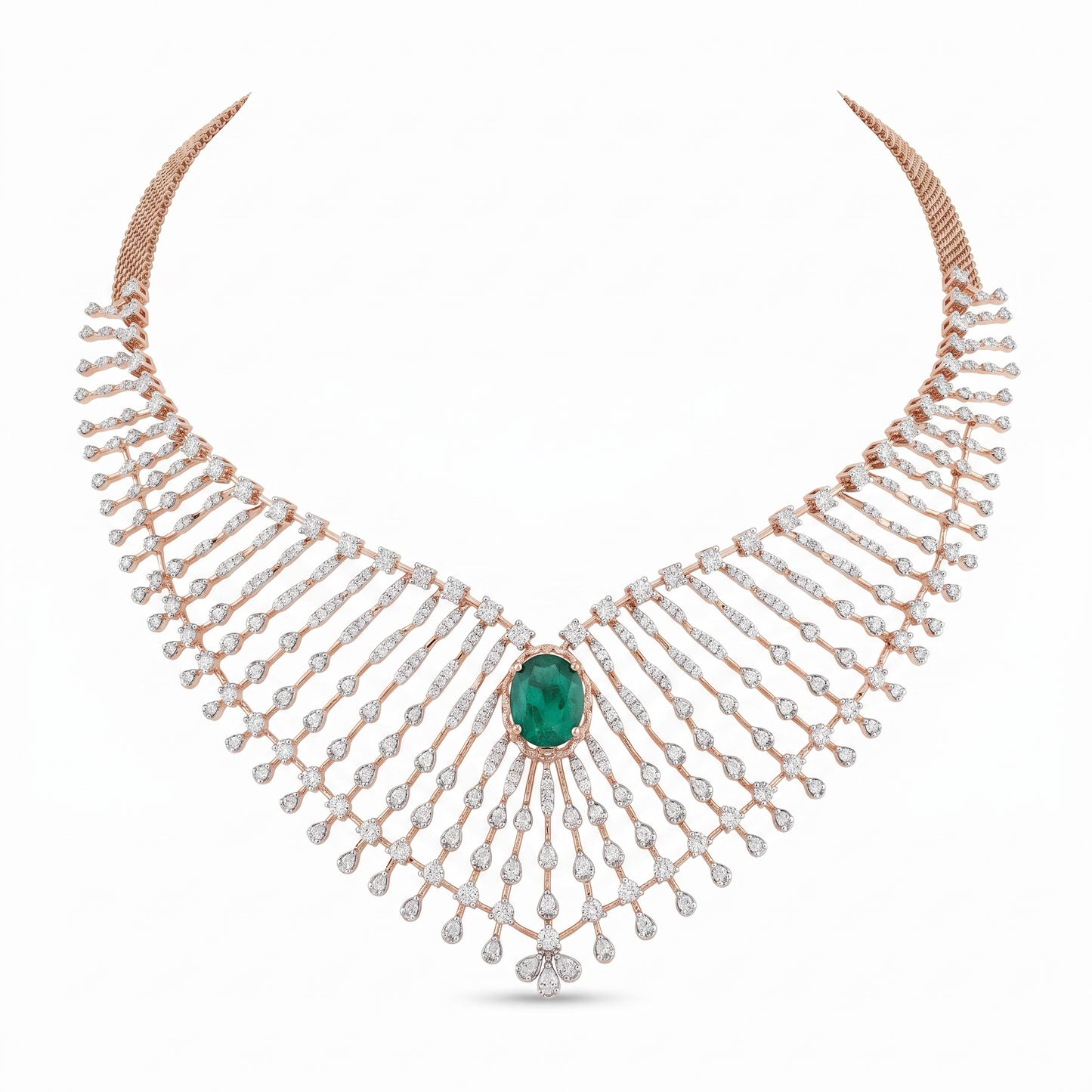 Emerald Cascade Necklace