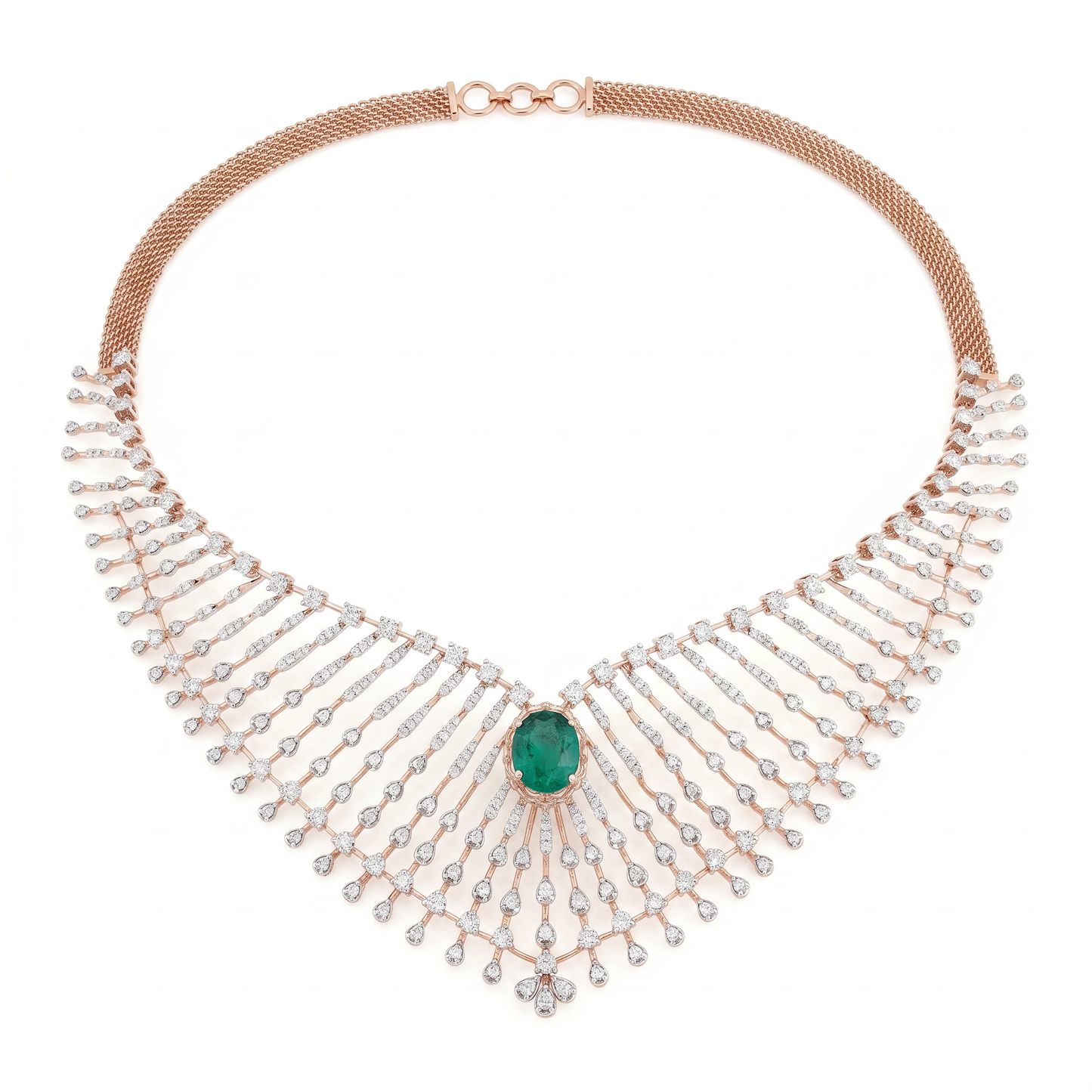 Emerald Cascade Necklace