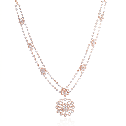 Floral Symphony Diamond Necklace