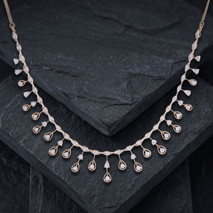 Dewdrop Cascade Diamond Necklace