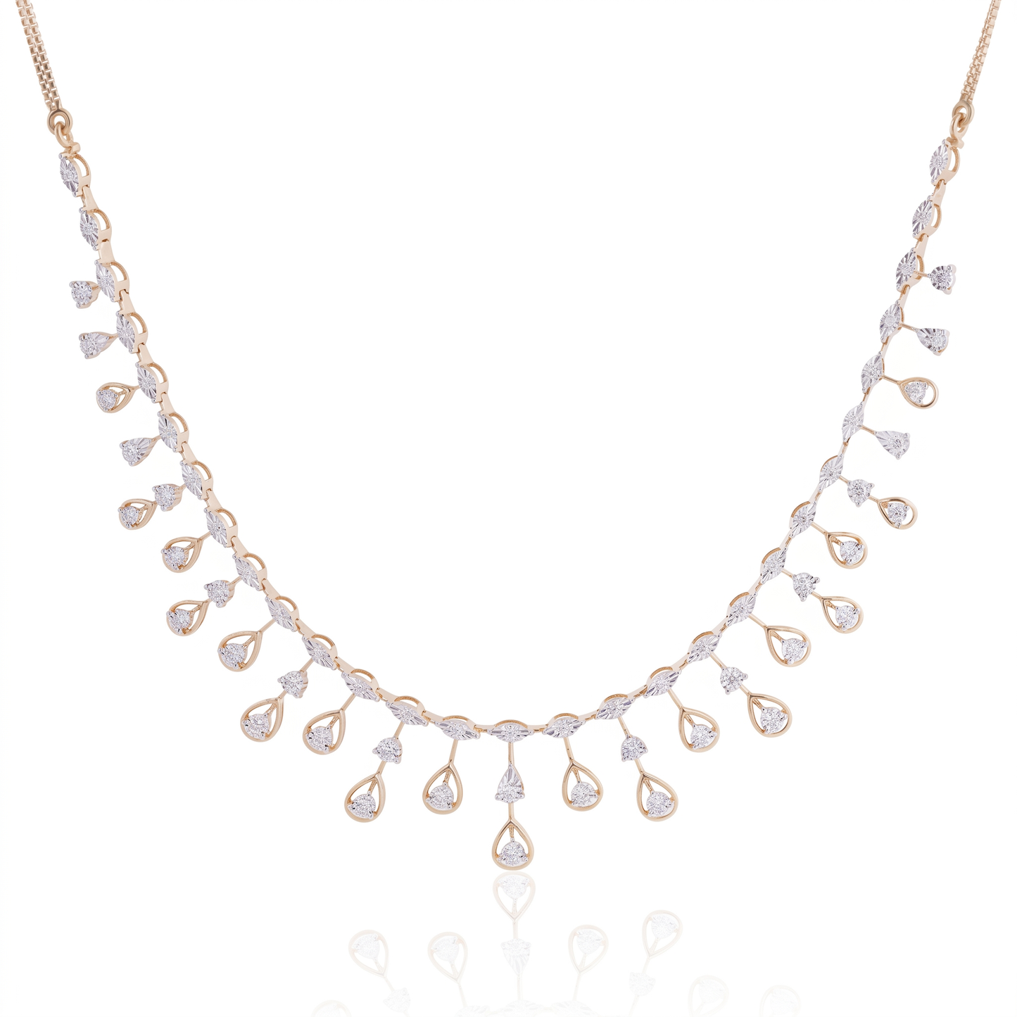 Dewdrop Cascade Diamond Necklace