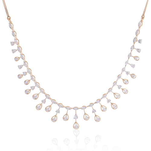 Dewdrop Cascade Diamond Necklace