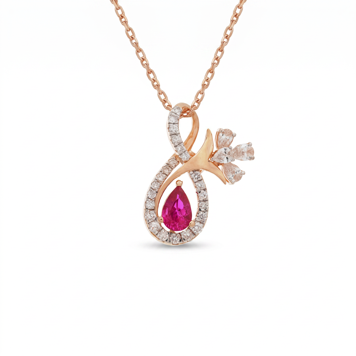 Noor Teardrop Bloom Pendant