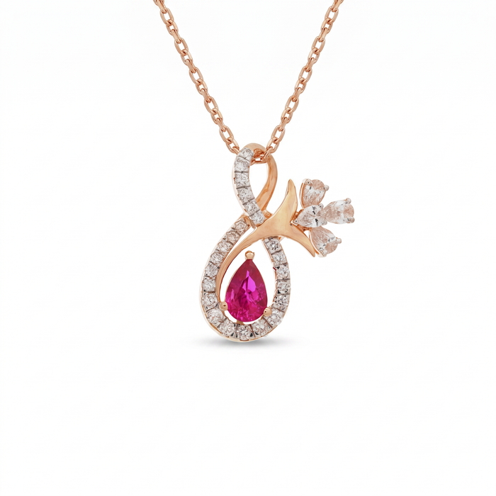Noor Teardrop Bloom Pendant