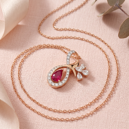 Noor Teardrop Bloom Pendant