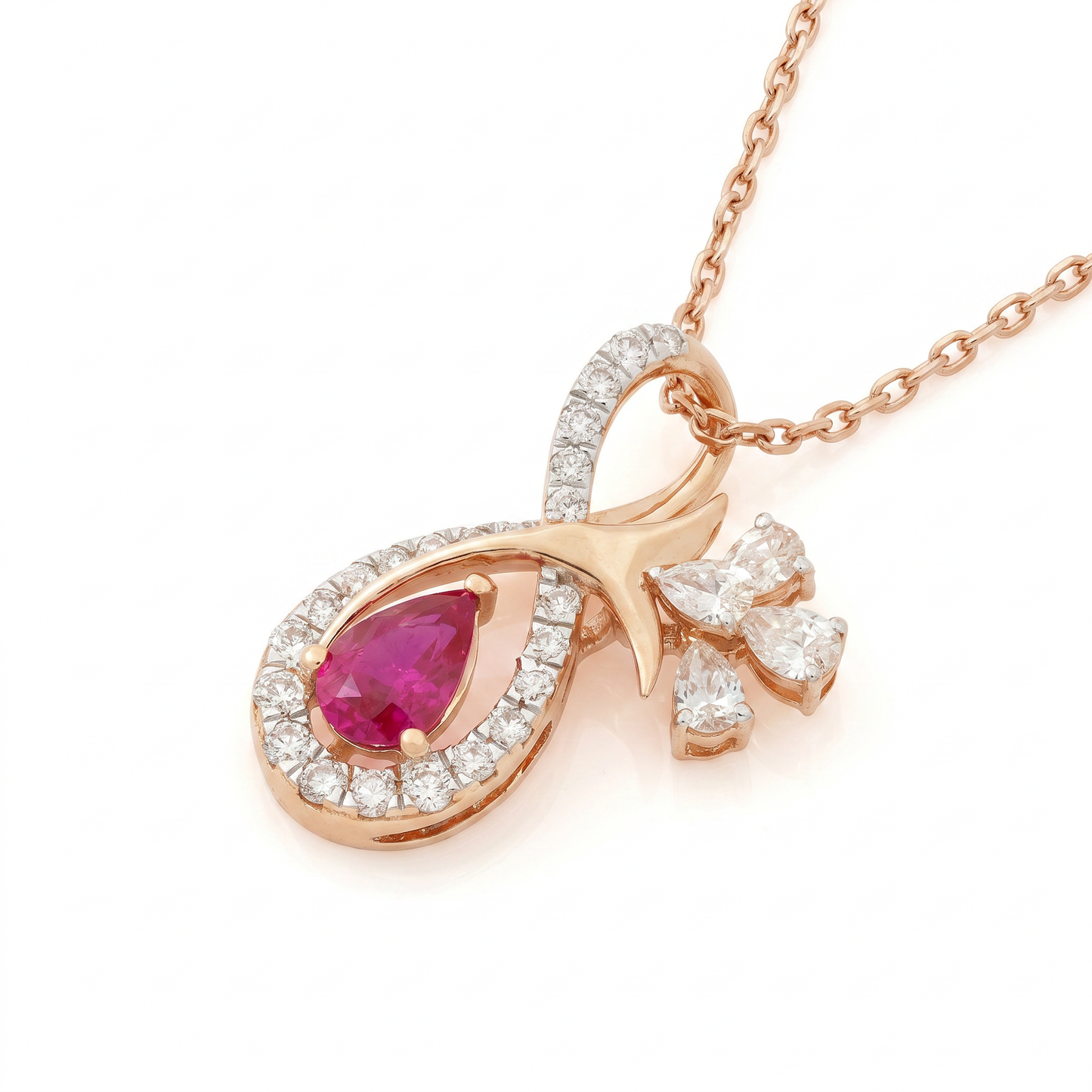 Noor Teardrop Bloom Pendant