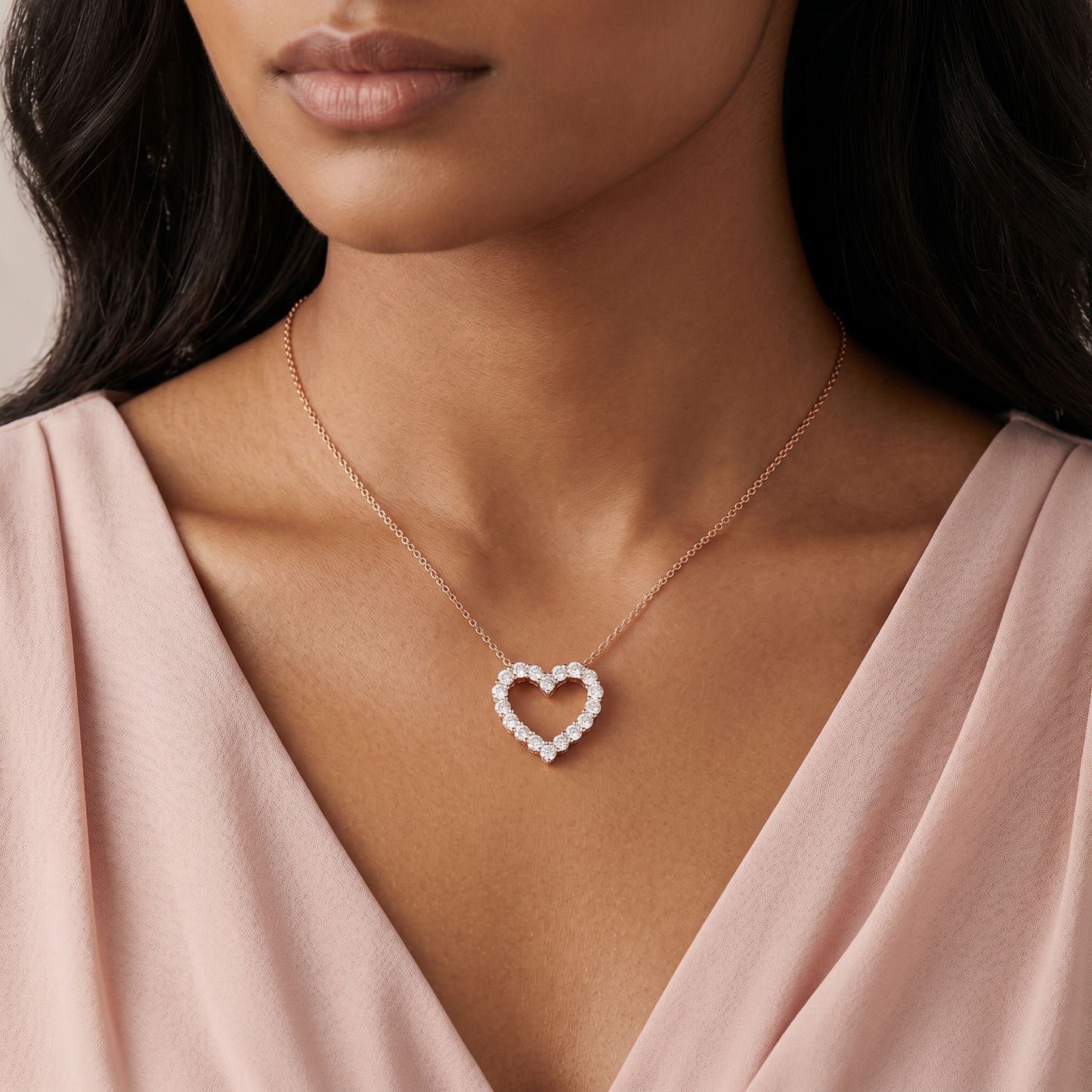 Eternal Heart Diamond Pendant