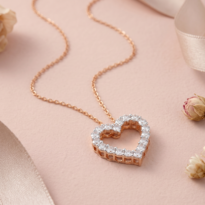 Eternal Heart Diamond Pendant