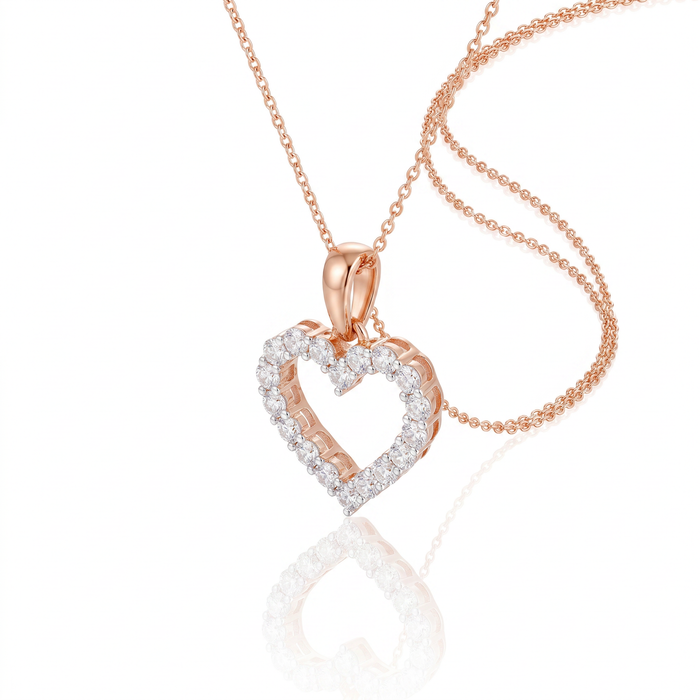 Eternal Heart Diamond Pendant